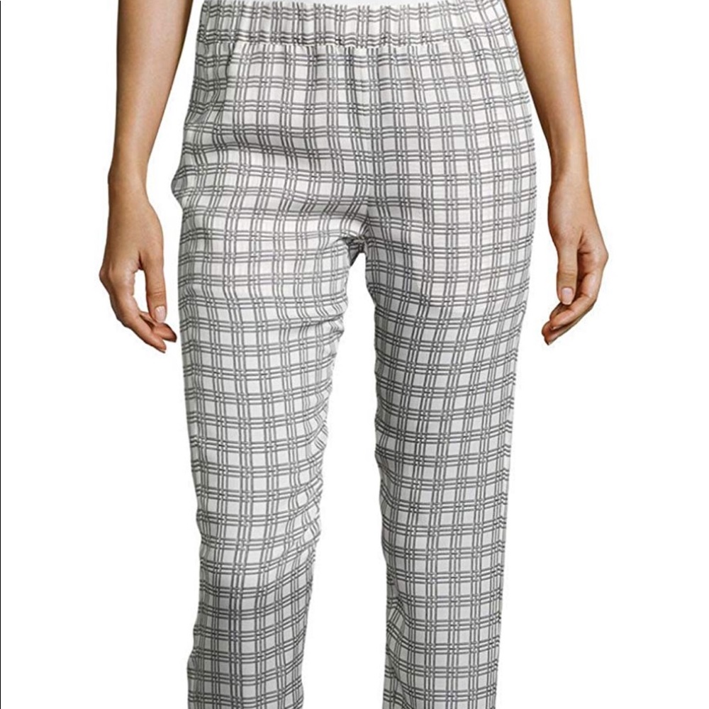 Theory silk printed pants